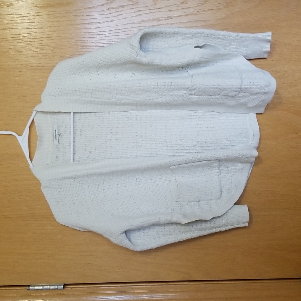 Madewell Creme XS Cardigan